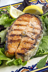 grilled salmon