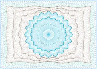 Frame with rosette