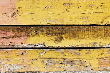 background of old painted boards