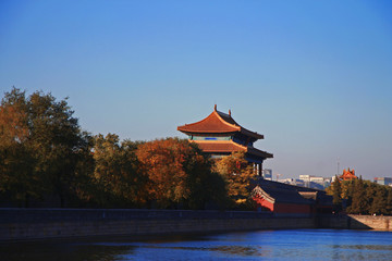 Temples of the Forbidden City in Beijing China