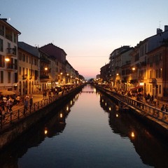 Obraz premium Naviglio Grande