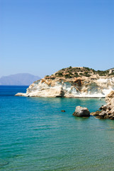 Fototapeta na wymiar Milos, Aghios Ioannis Beach
