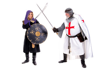 knight Templar and Muslim