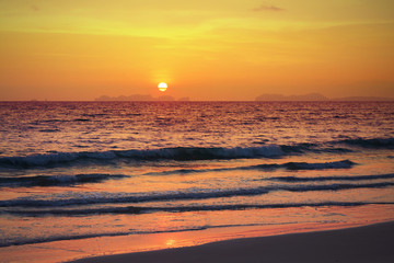 Sunset on phiphi island