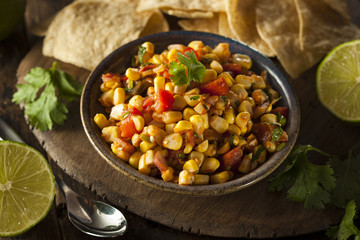 Homemade Spicy Corn Salsa