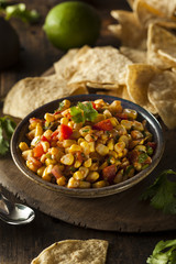 Homemade Spicy Corn Salsa