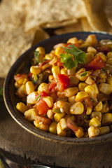 Homemade Spicy Corn Salsa