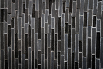 Obraz premium black and grey tiles background