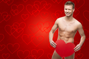 funny naked man