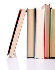 Books isolated on white
