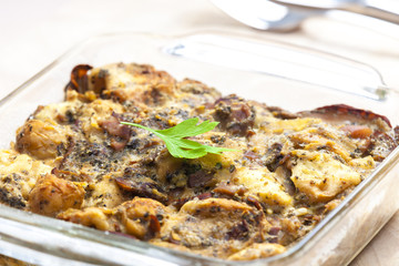 mushroom filling called houbovec (Czech cuisine)