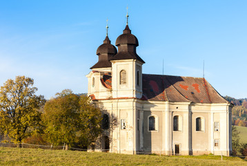 Obraz premium church of Saint Margaret, Sonov near Broumov, Czech Republic