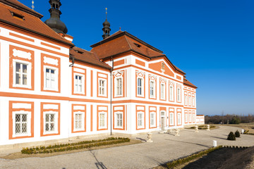 Fototapeta na wymiar cistercian priory, Mariansky Tynec, Czech Republic