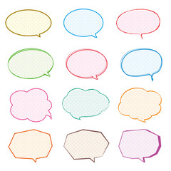 シンプルフキダシ素材