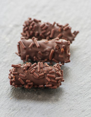 Truffle candy coated chocolate