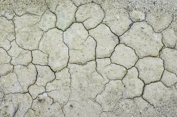 Cracked Ground, Earthquake Background, Texture