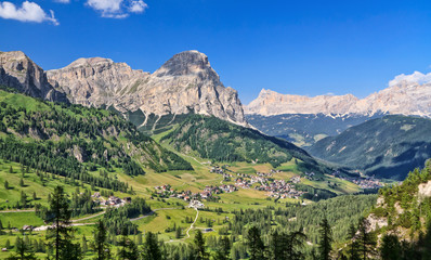 Naklejka na ściany i meble Dolomiti - Val Badia