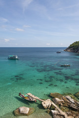 Beautiful tropical island with nice bungalow. Koh Tao island