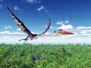 Plakaty  Pterozaur Quetzalcoatlus