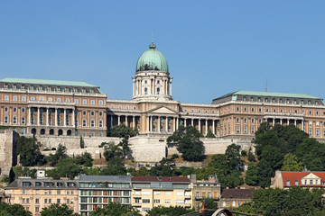 Fototapeta na wymiar Royal castle Budapest landmark Hungary