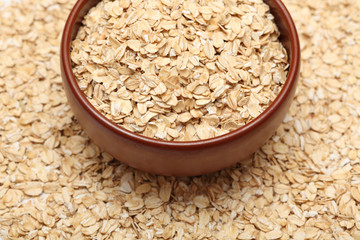 Oats in bowl