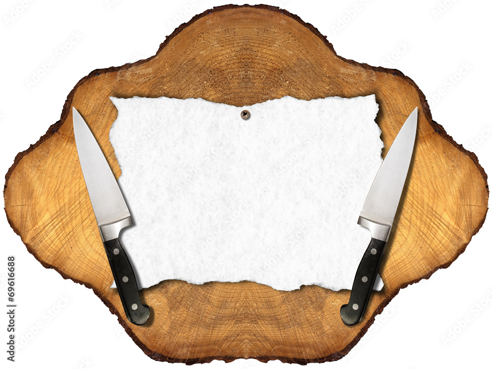 Poster rustic menu background