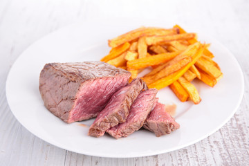 beef and french fries