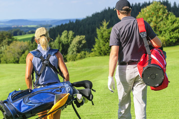 Zwei Golfer