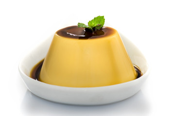 Creme caramel , Caramel custard , Custard pudding