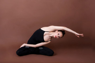 Obraz premium Girl doing gymnastics sport