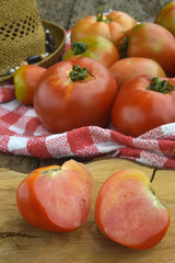 Organic cultivation tomatoes