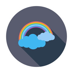 Rainbow single icon.