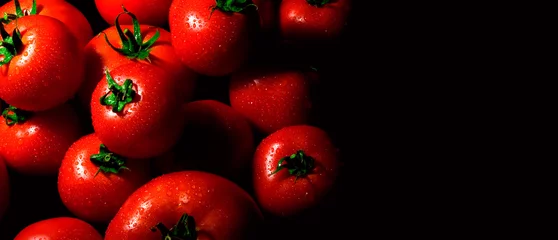 Fotobehang Fresh tomatoes © Nik_Merkulov