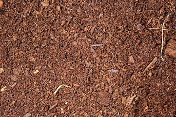 Peat soil background