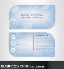 Business card template