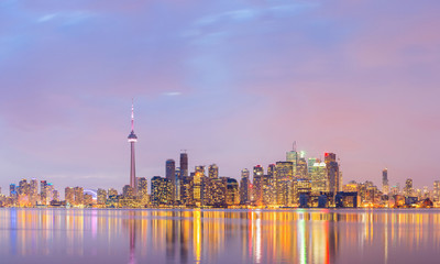Fototapeta na wymiar Toronto Panorama Canada