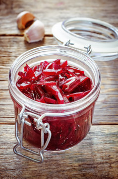 Pickled Beets In The Jar