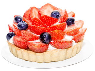 cake isolated on white background