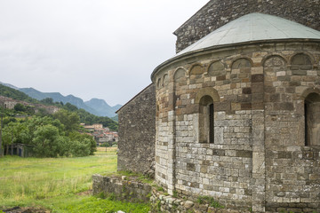 Fototapeta na wymiar Codiponte (Tuscany), medieval church