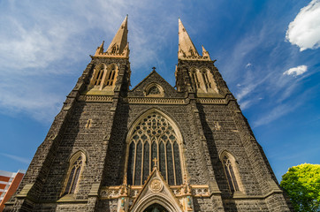 St. Patrick's Cathedral in Melbourne, Victoria, Australia. 