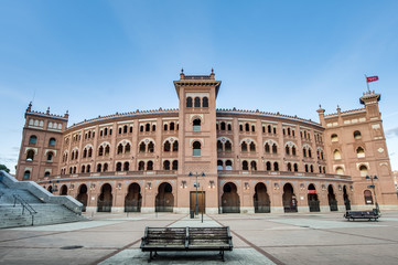 Las Ventas Bullring in Madrid, Spain.