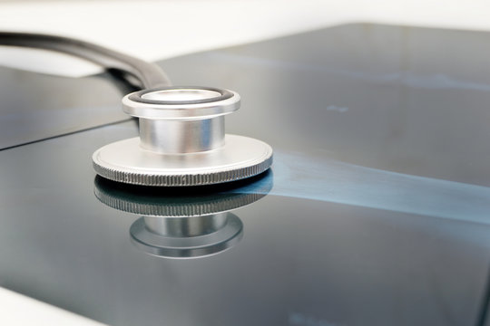 Stethoscope and X-ray
