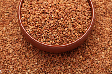 Buckwheat in bowl