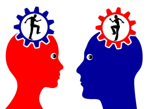 Obsession. Couple totally hung up on each other