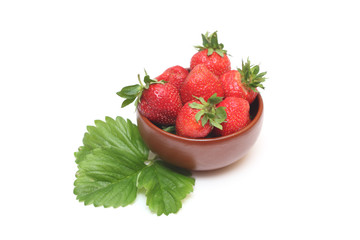 Strawberry in bowl