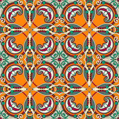 geometry vintage floral seamless pattern