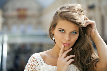 Beautiful young woman