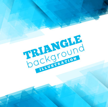Triangle abstract vector background illustration
