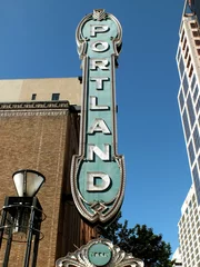 Window stickers Theater Portland Oregon Theatre