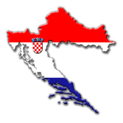 Naklejka premium Kroatien